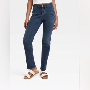 Universal Thread Women’s Mid-Rise 80s Slim Dark Wash Jeans Size 10